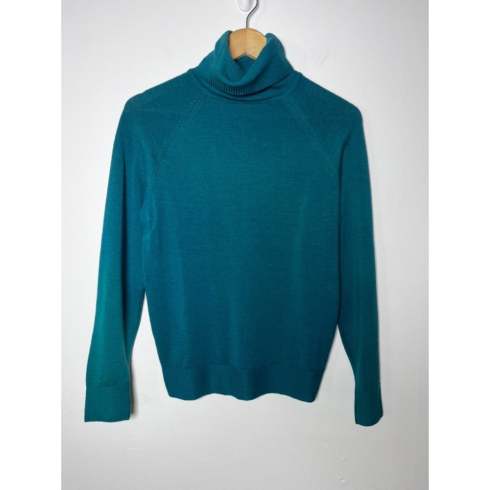 Pendleton Vintage 100% Virgin Wool Turtleneck Sweater Raglan Sleeves size medium
